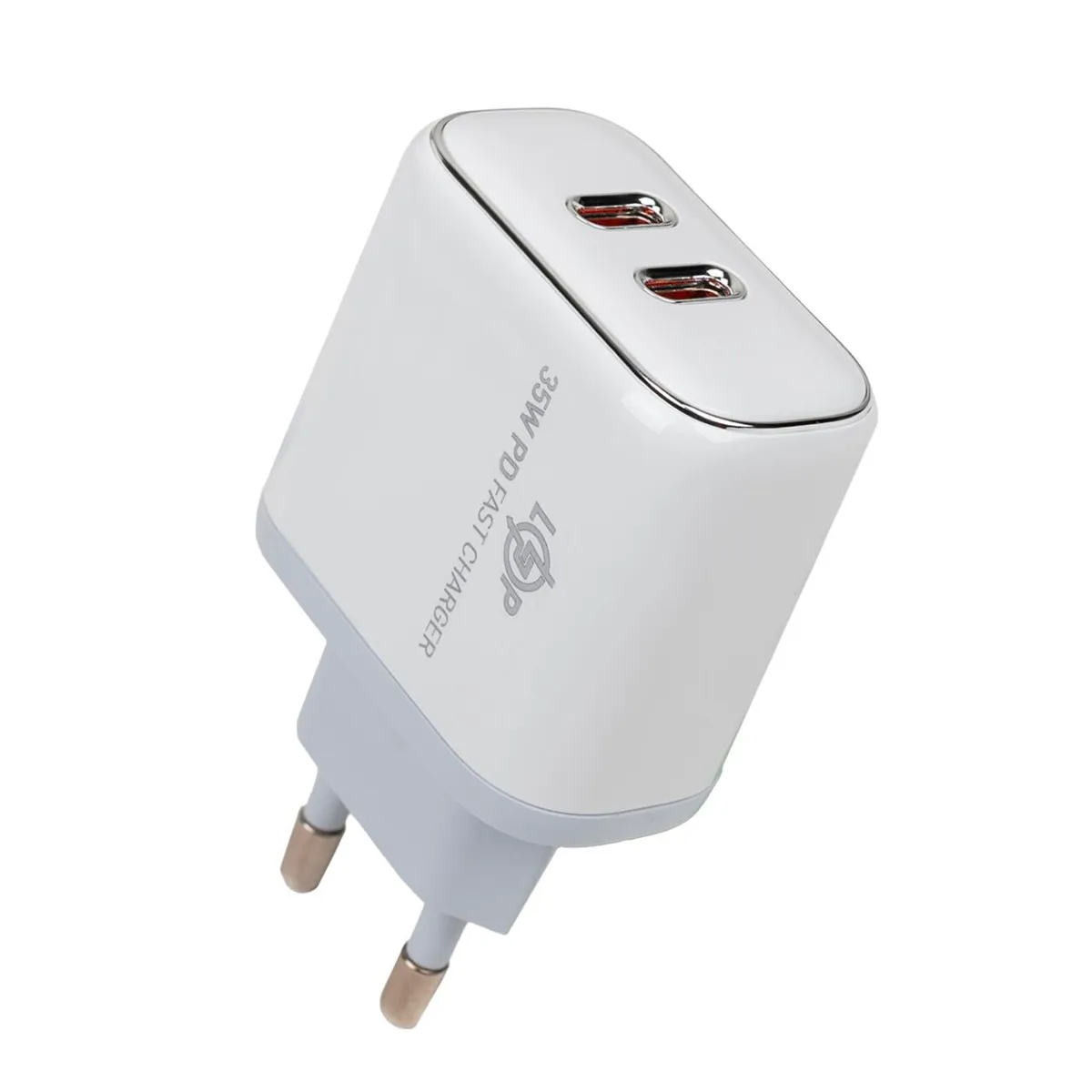 Зарядка для телефону LP 35W (Type-C + Type-C) PD + кабель (Type C to Lightning) 35WCH - зображення 1
