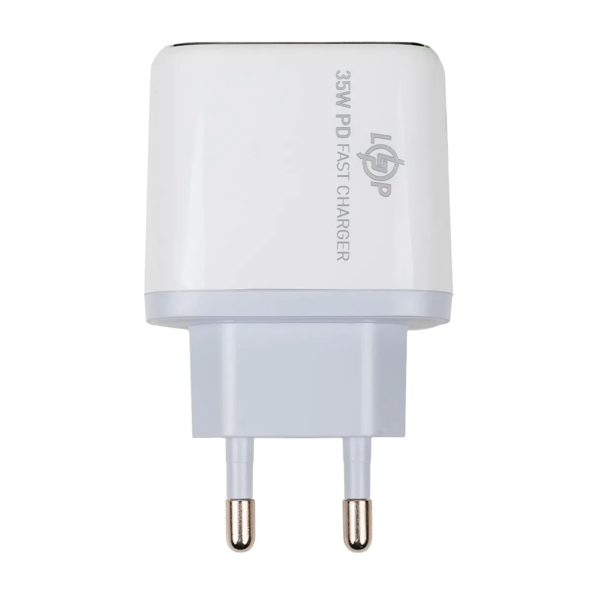 Зарядка для телефону LP 35W (Type-C + Type-C) PD + кабель (Type C to Lightning) 35WCH - мініатюра 2