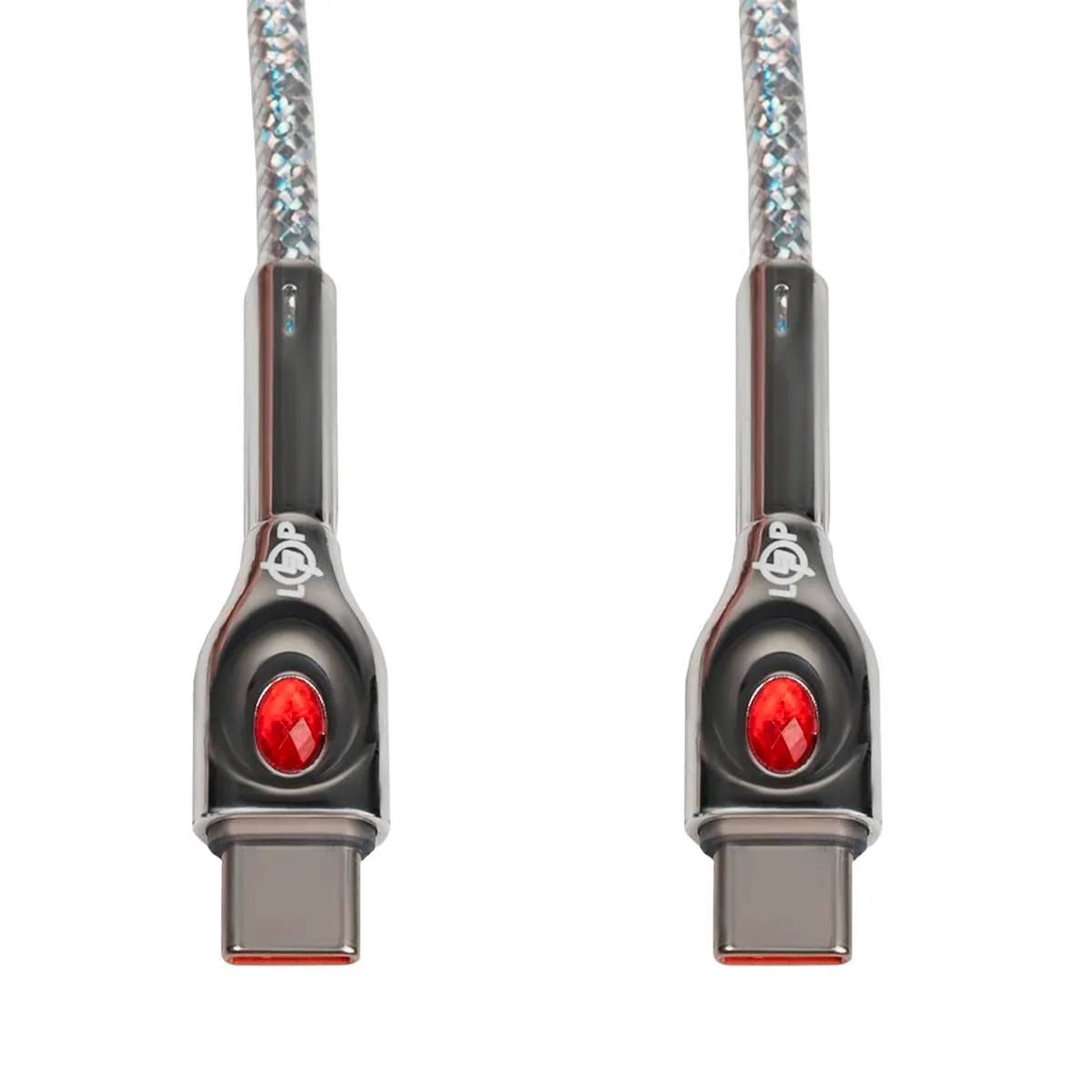 Кабель (шнур) LP USB Type-C to USB Type-C 65W зі швидкою зарядкою (QC) 2м C652MC - зображення 1