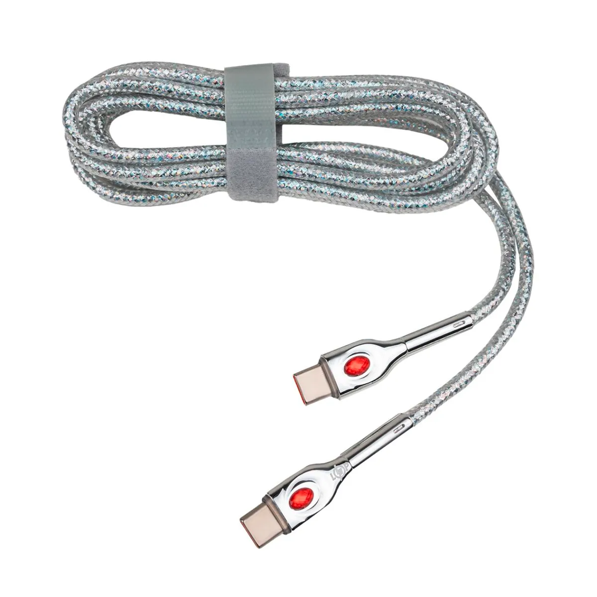 Кабель (шнур) LP USB Type-C to USB Type-C 65W зі швидкою зарядкою (QC) 2м C652MC - мініатюра 2