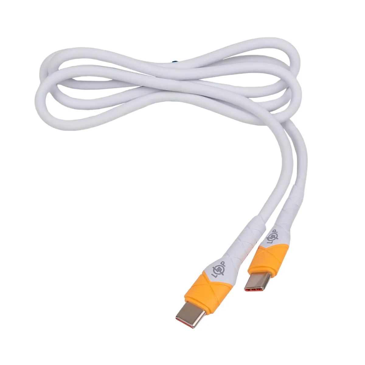 Кабель (шнур) LP USB Type-C to USB Type-C 65W зі швидкою зарядкою (QC) 1м C651MC2 - мініатюра 2