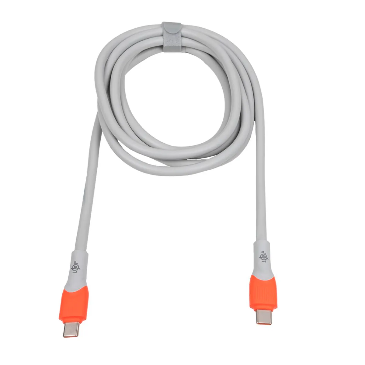 Кабель (шнур) LP USB Type-C to USB Type-C 2.4A 100W зі швидкою зарядкою (PD) 2м C1001MC - мініатюра 2