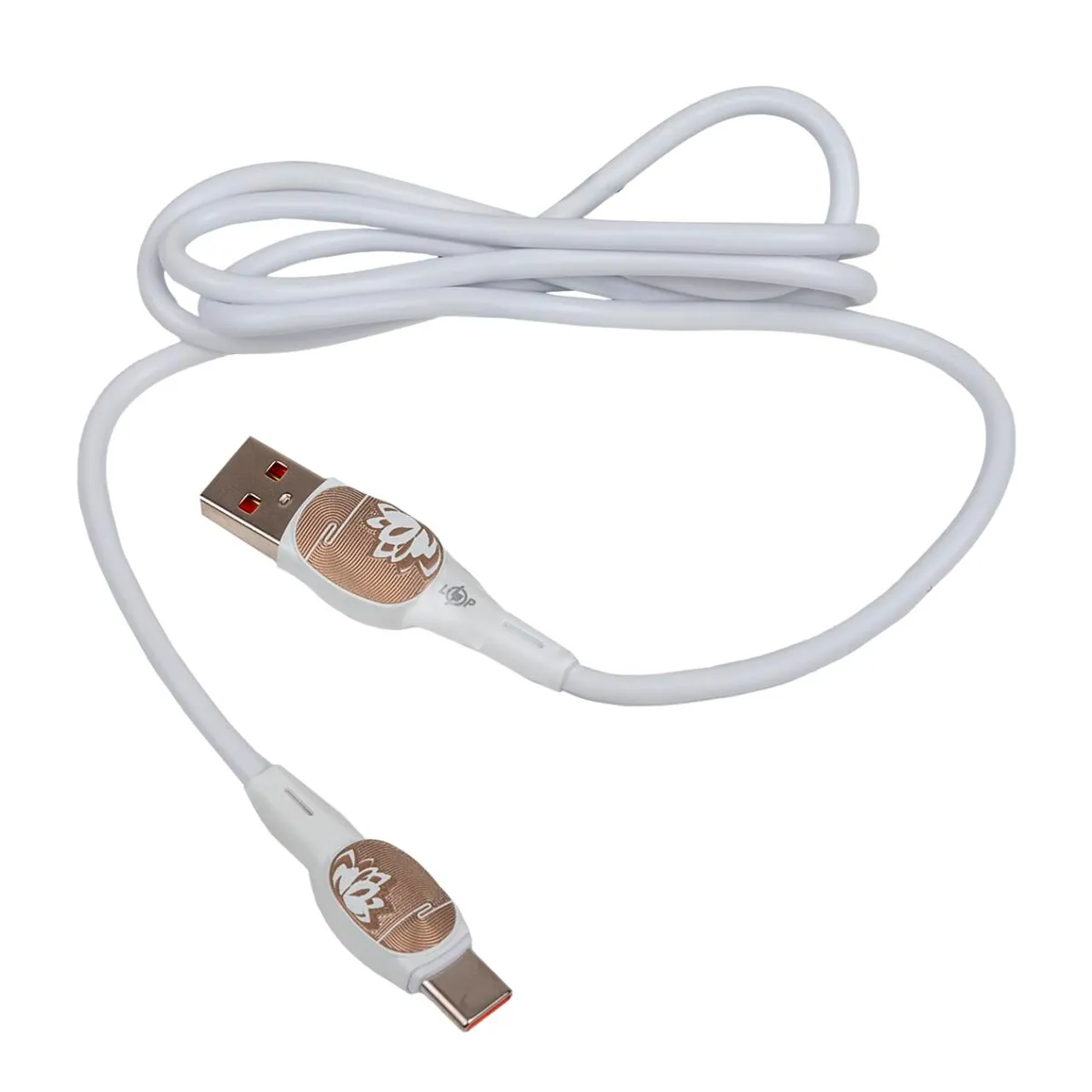 Кабель (шнур) LP USB 3.0 to USB Type-C 3A 30W зі швидкою зарядкою (QC) 1м C301DC - мініатюра 2