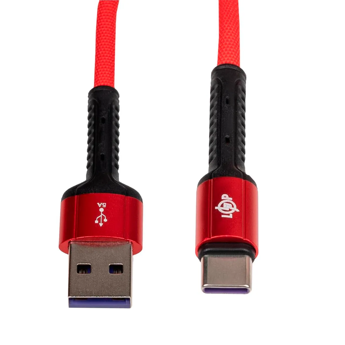 Кабель (шнур) LP USB 3.0 to USB Type-C 5A зі швидкою зарядкою (QC) 1м LS63C-5A - зображення 1