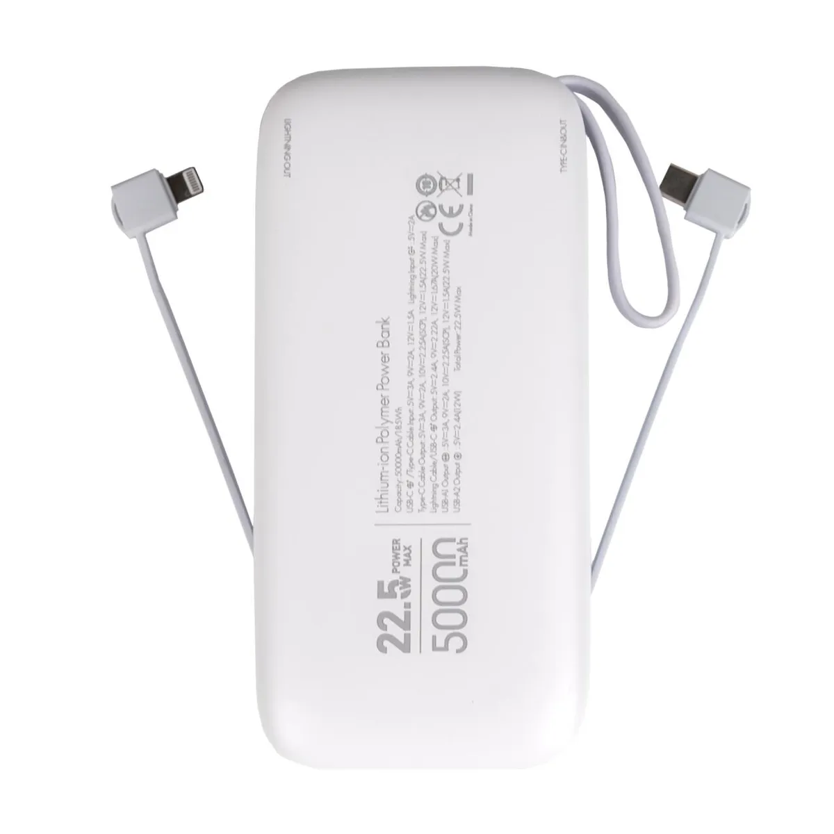 Зовнішній акумулятор (Power Bank) LP PQ50 50000mAh 22.5W - мініатюра 4