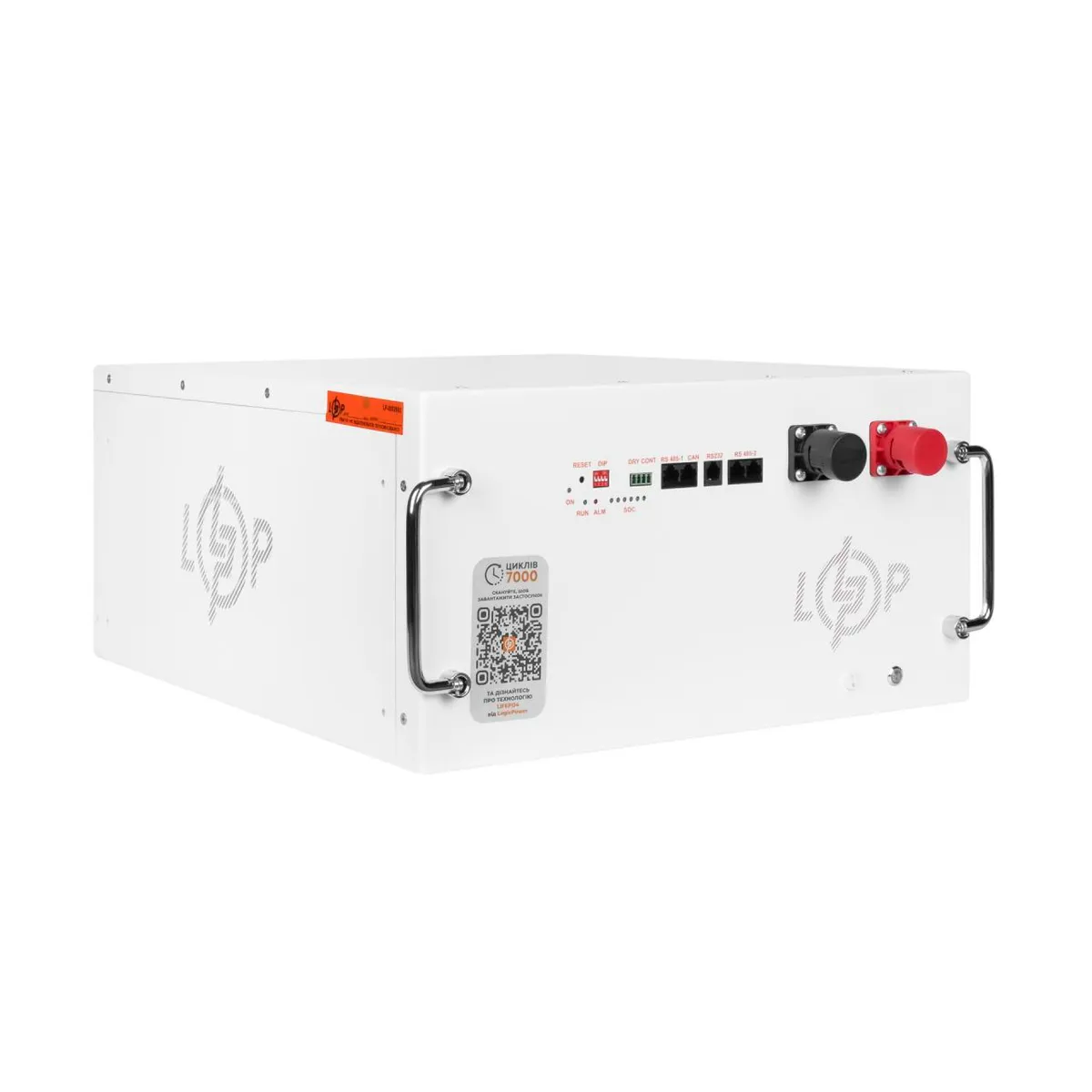 Акумулятор LP LiFePO4 51,2V - 230 Ah (11776Wh) (BMS JK 200A/100A) RM RS485/CAN WH - мініатюра 4