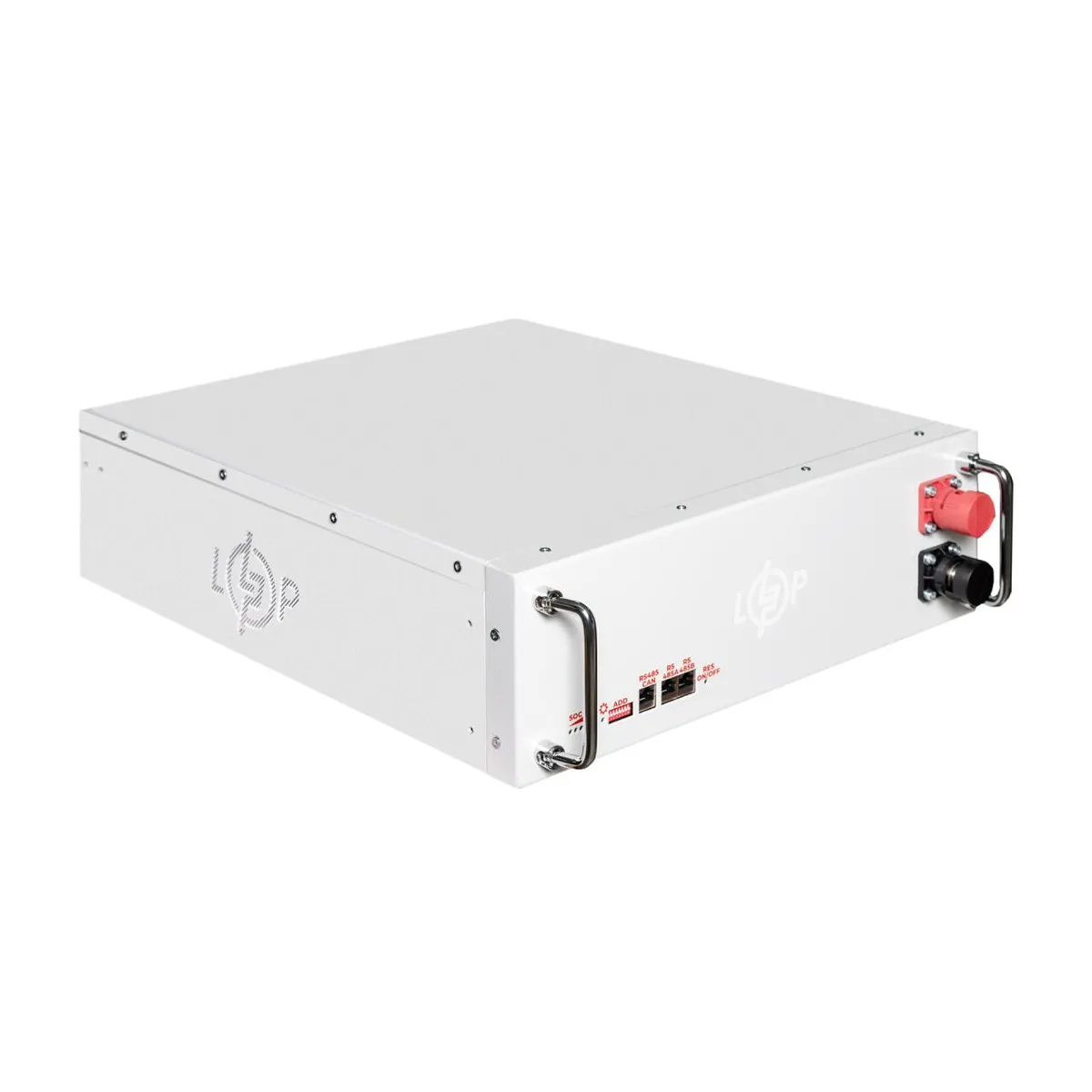 Акумулятор LP LiFePO4 51,2V - 100 Ah (5120Wh) (BMS SP 100A/50А) RM RS485/CAN WH - мініатюра 3