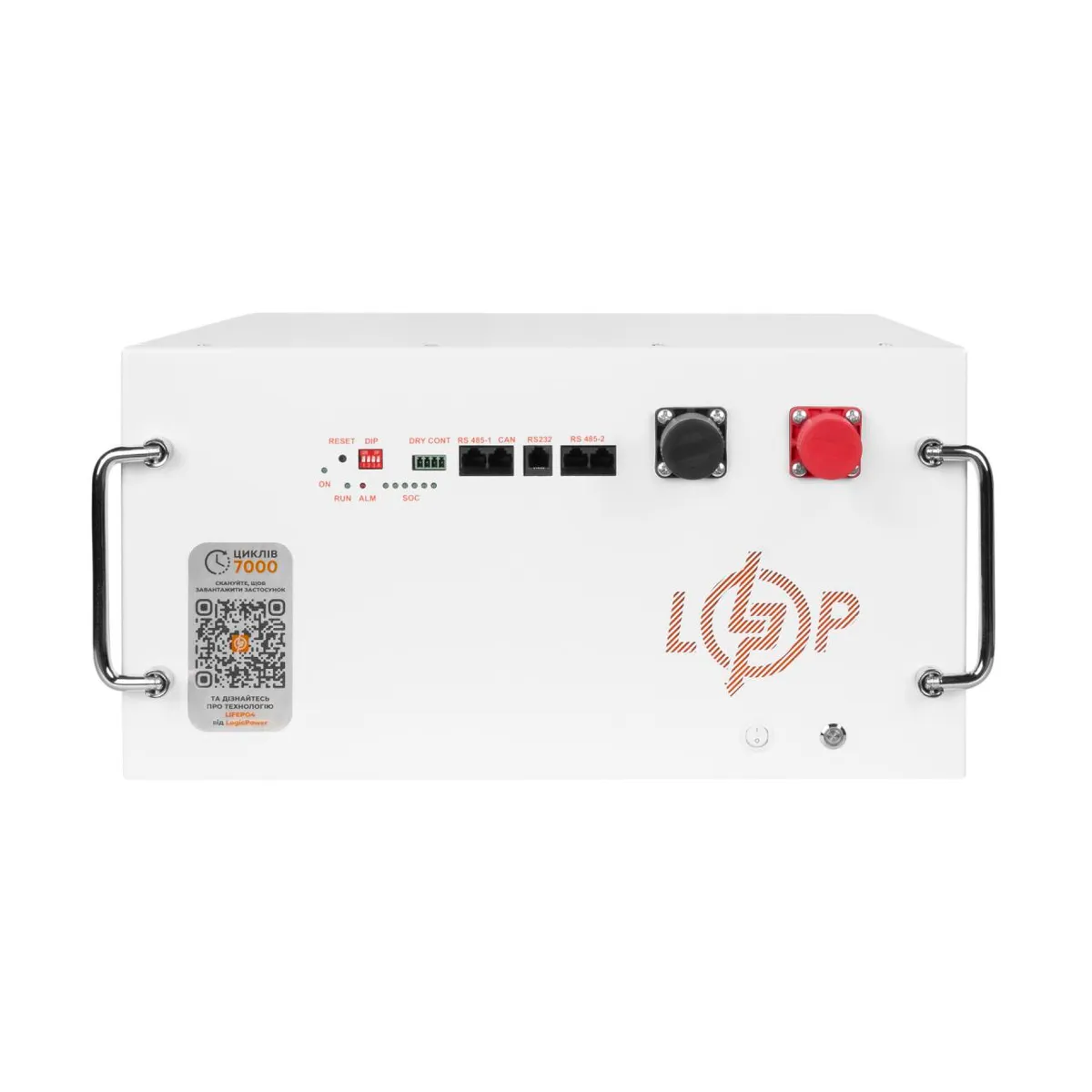 Акумулятор LP LiFePO4 51,2V - 280 Ah (14336Wh) (BMS JK 200A/100А) RM RS485/CAN WH - мініатюра 2