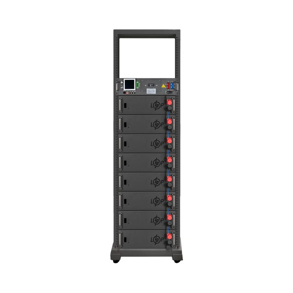 Акумулятор LP LiFePO4 Battery HVM 409,6V 100Ah (40960 Wh) BMS 125А AB Lrack black - зображення 1