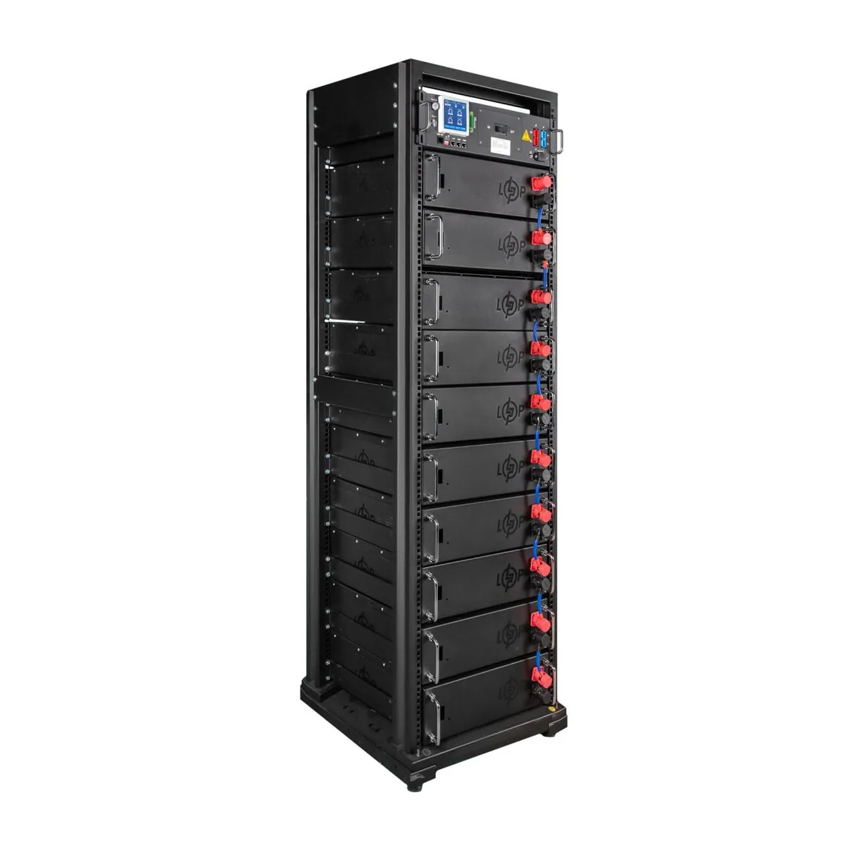 Акумулятор LP LiFePO4 Battery HVM 512V 100Ah (51200 Wh) BMS 125А AB Lrack black - мініатюра 2
