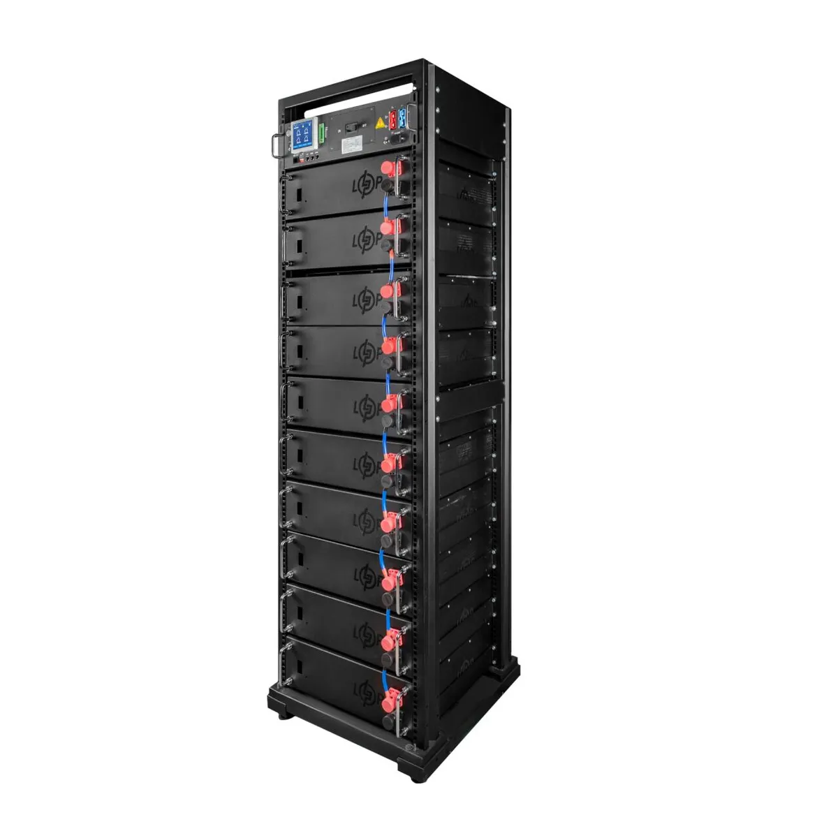 Акумулятор LP LiFePO4 Battery HVM 512V 100Ah (51200 Wh) BMS 125А AB Lrack black - мініатюра 3