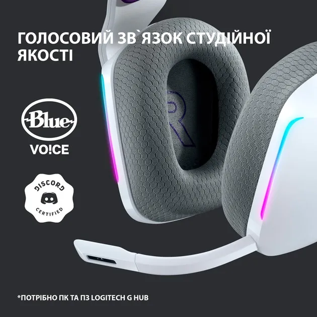 Гарнітура Logitech G733 White (981-000883) - мініатюра 3