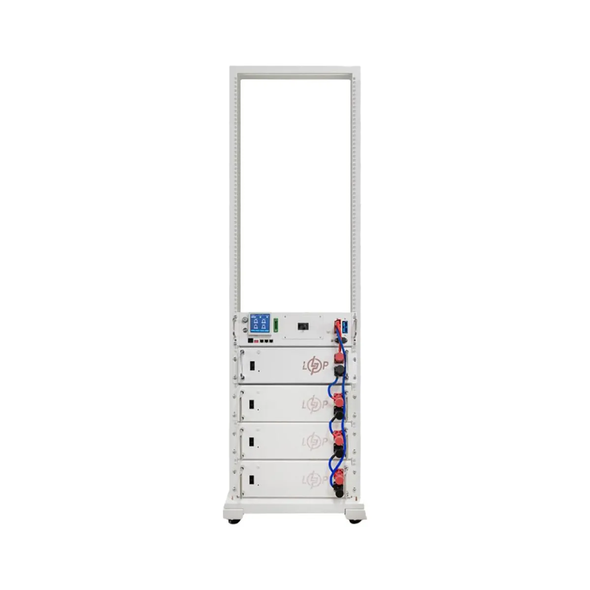Акумулятор LP LiFePO4 Battery HVM 204,8V 50Ah (10240Wh) BMS 125А AB Lrack white - зображення 1