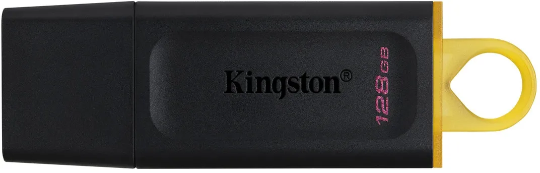 Флеш-накопичувач USB3.2 128GB Kingston DataTraveler Exodia Black/Yellow (DTX/128GB) - мініатюра 2