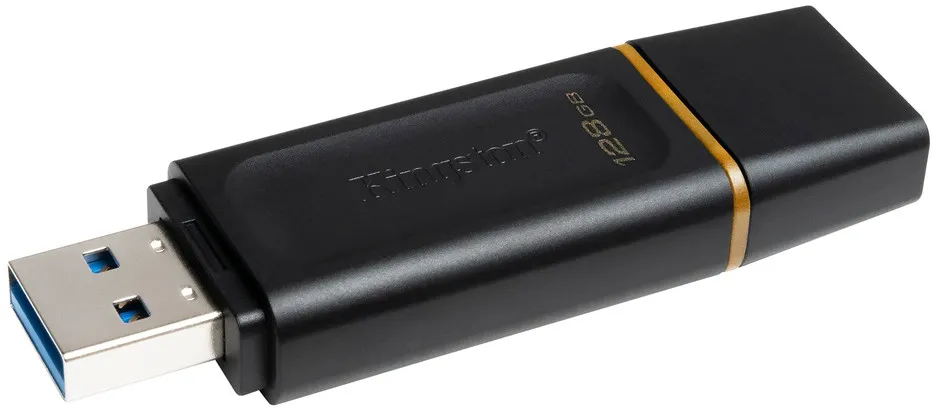Флеш-накопичувач USB3.2 128GB Kingston DataTraveler Exodia Black/Yellow (DTX/128GB) - мініатюра 4