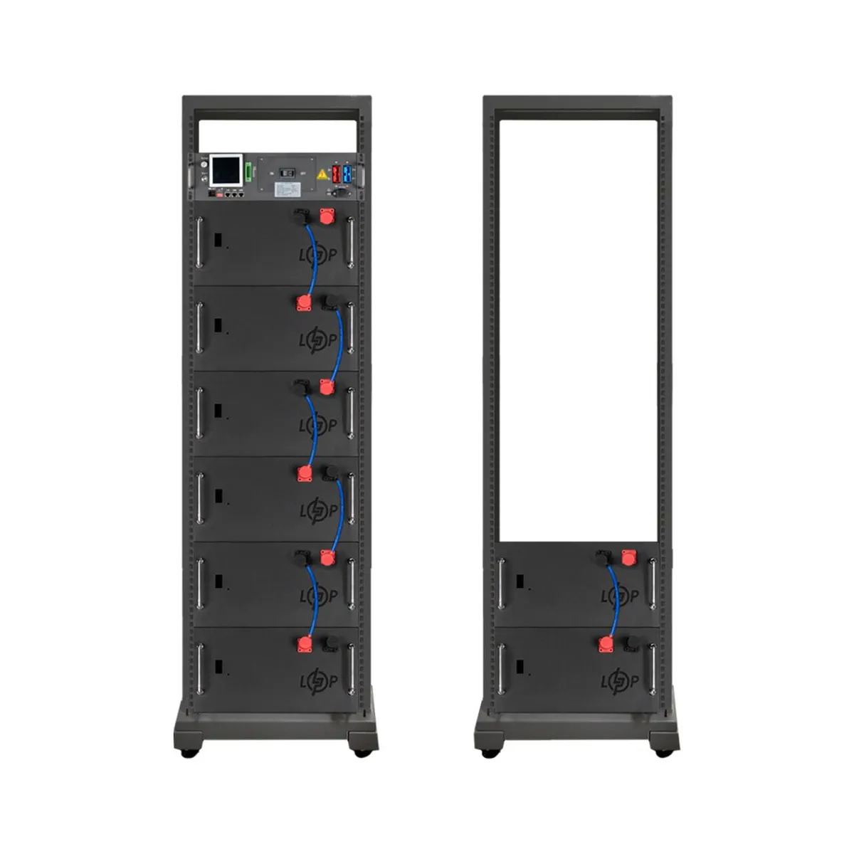 Акумулятор LP LiFePO4 Battery HVM 409,6V 315Ah (129024 Wh) BMS 125А AB Lrack black - зображення 1