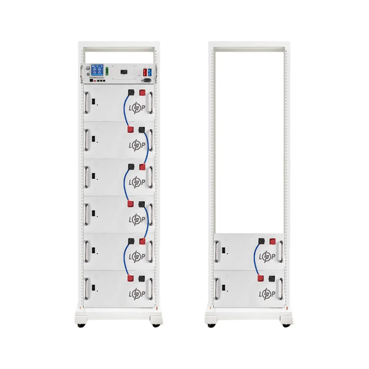 Акумулятор LP LiFePO4 Battery HVM 409,6V 315Ah (129024 Wh) BMS 125А AB Lrack white - зображення 1