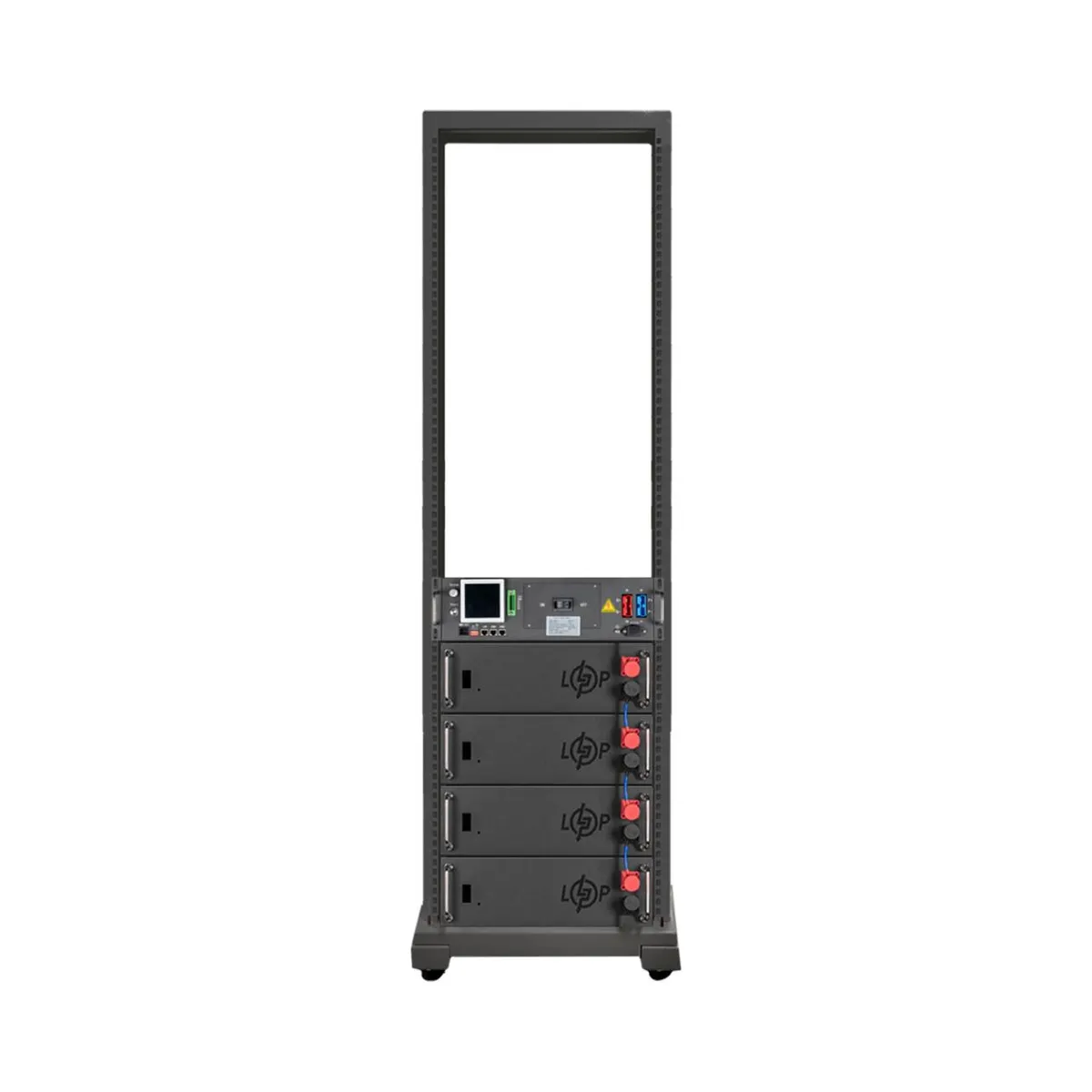 Акумулятор LP LiFePO4 Battery HVM 204,8V 150Ah (30720 Wh) BMS 125А AB Lrack black - зображення 1