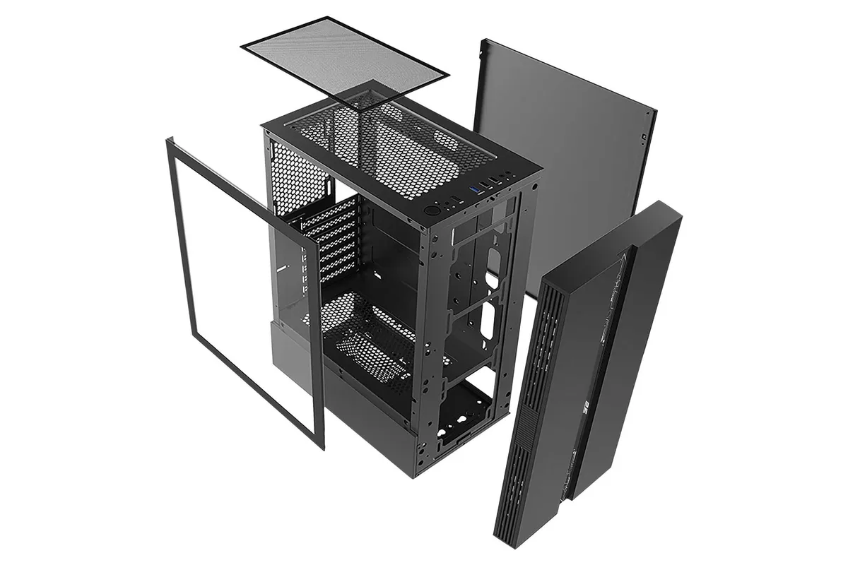Корпус 2E Gaming Runa G2107 Black без БП - мініатюра 18