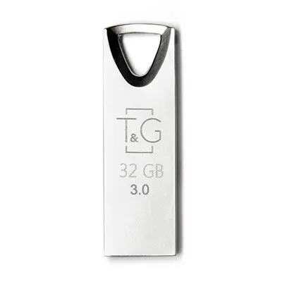Флеш-накопичувач USB3.0 32GB T&G 117 Metal Series Silver (TG117SL-32G3) - зображення 1