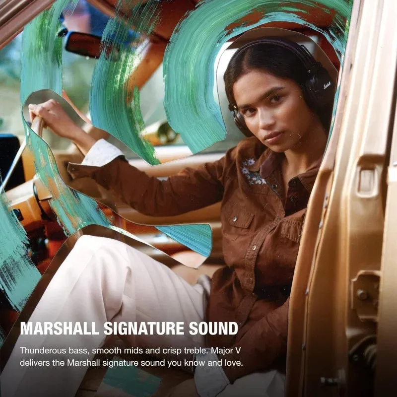 Bluetooth-гарнітура Marshall Major V Brown (1006834) - мініатюра 15