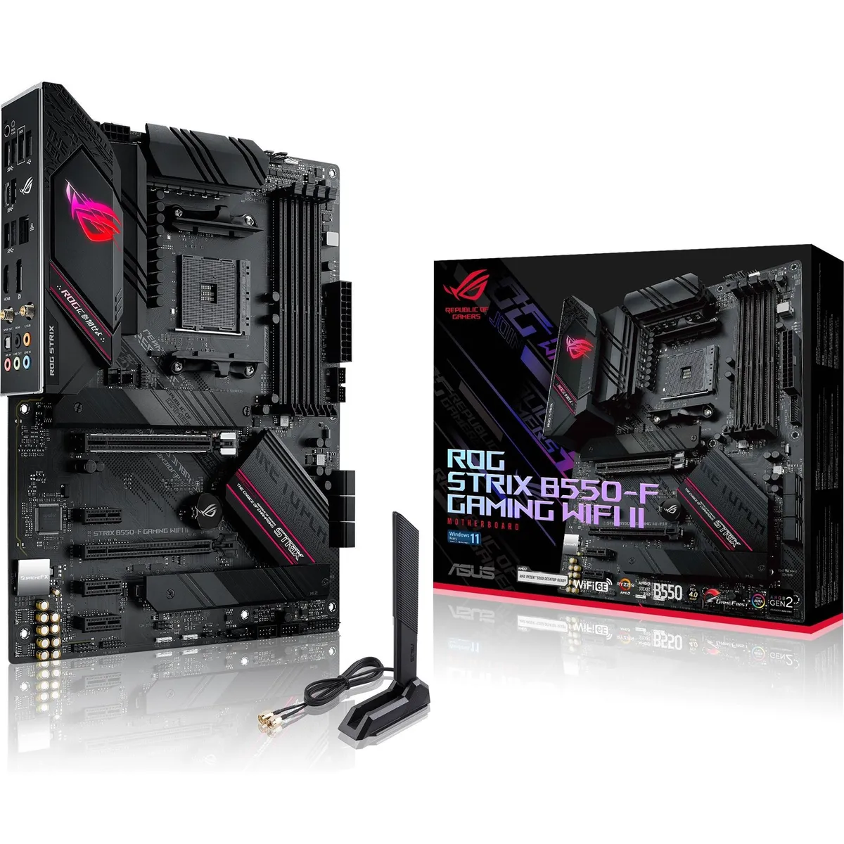 Материнська плата Asus ROG Strix B550-F Gaming WiFi II Socket AM4 - зображення 1