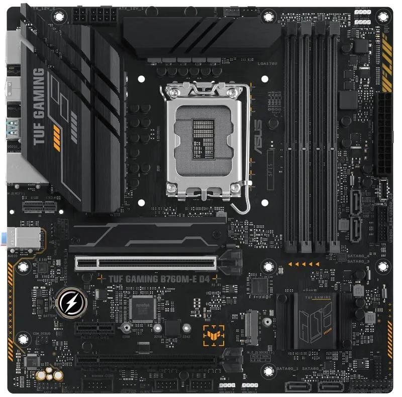 Материнська плата Asus TUF Gaming B760M-E D4 Socket 1700 - мініатюра 2