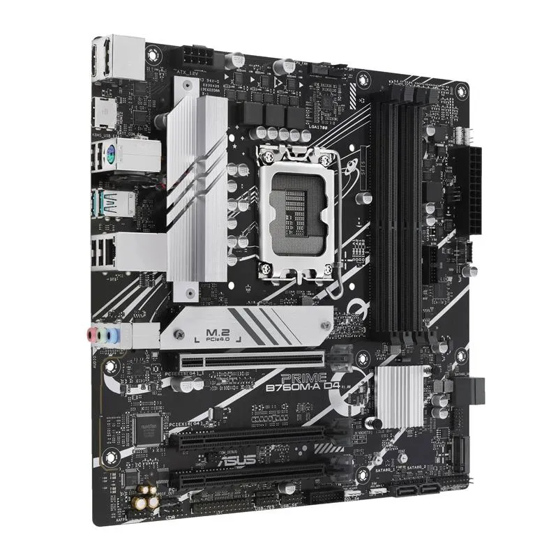 Материнська плата Asus Prime B760M-A D4-CSM Socket 1700 - мініатюра 3