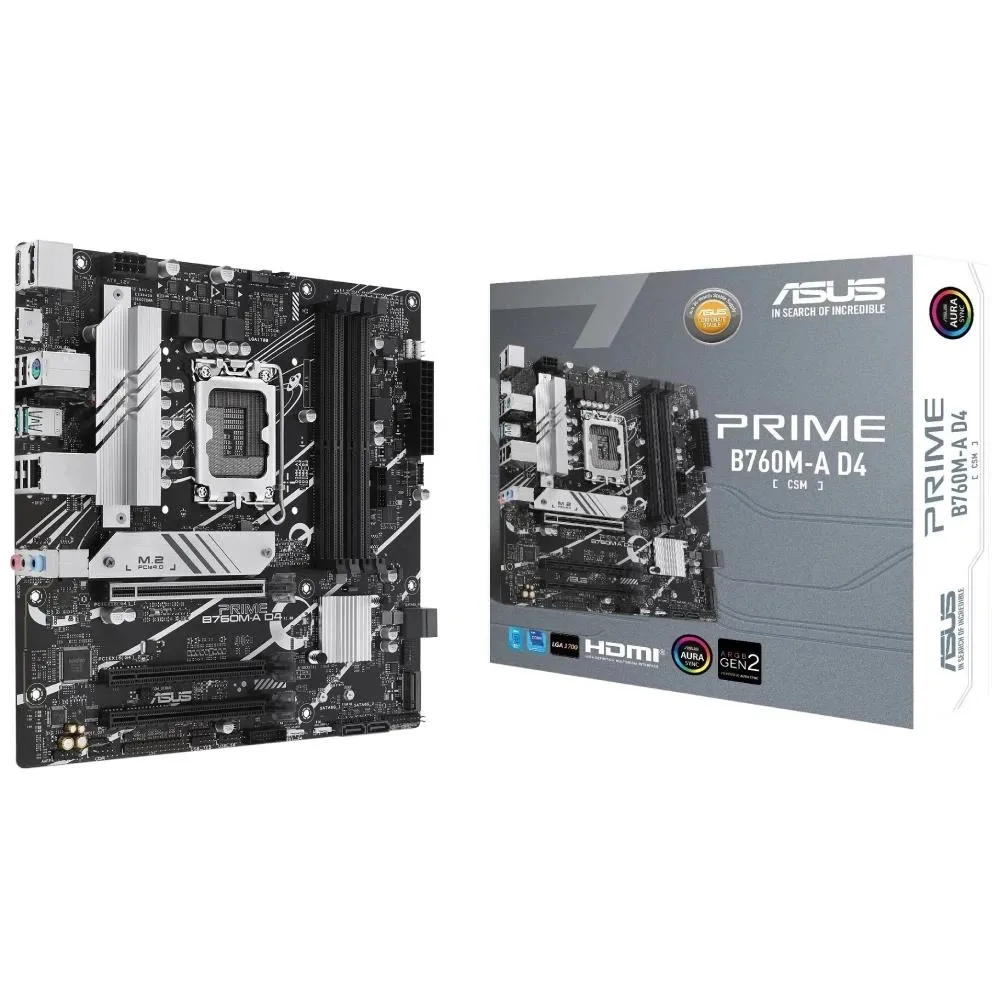 Материнська плата Asus Prime B760M-A D4-CSM Socket 1700 - мініатюра 7