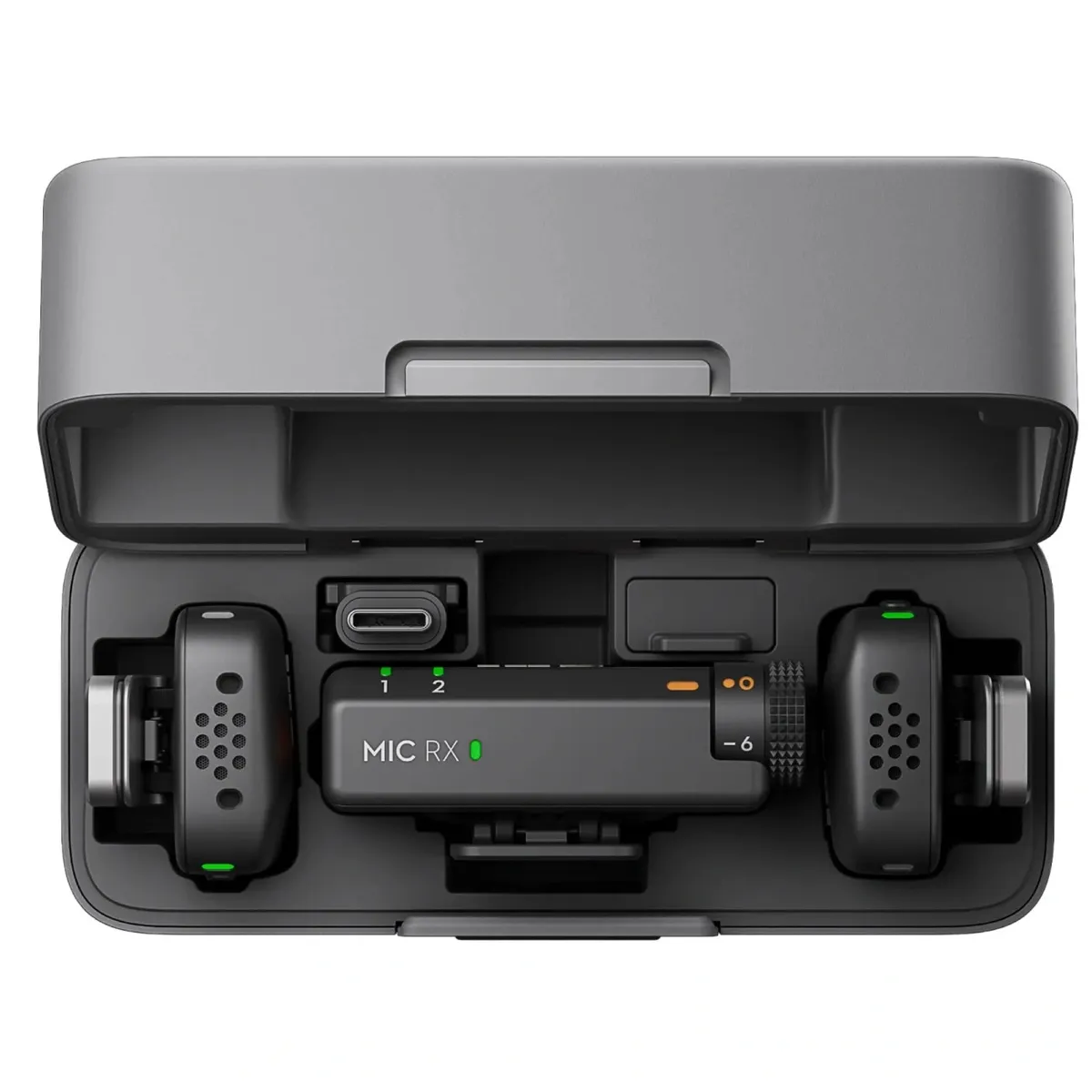 Мікрофонна радіосистема DJI Mic Mini (2TX + 1RX + Charging Case) Global spec. (CP.RN.00000433.01) - мініатюра 2
