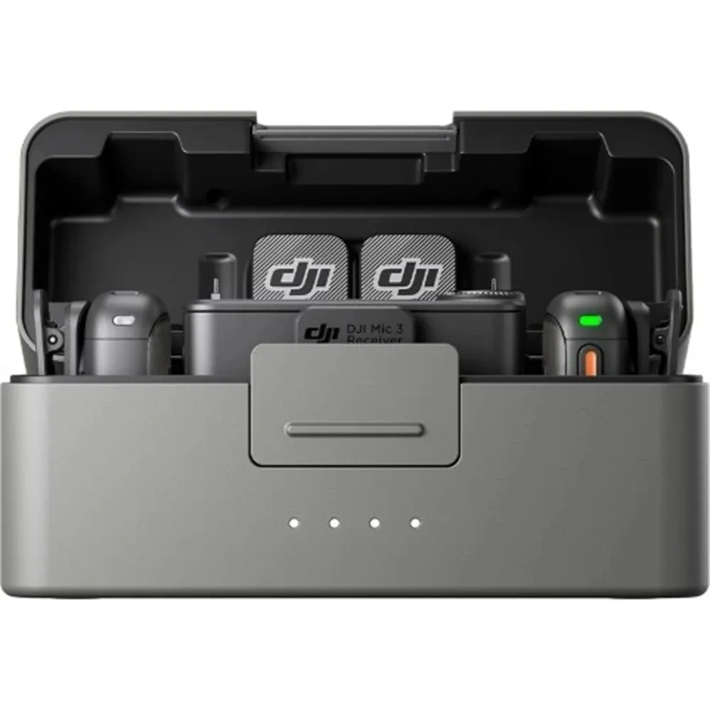 Мікрофонна радіосистема DJI Mic 3 (2 TX + 1 RX + Charging Case) (CP.RN.00000480.01) - зображення 1
