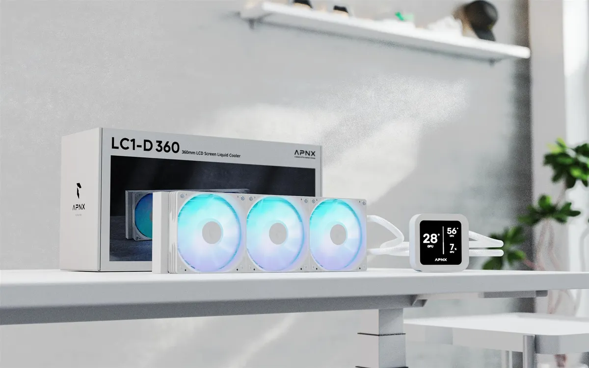 Система водяного охолодження APNX LC1-D 360 WH (APLA-SV36117.21) - мініатюра 15