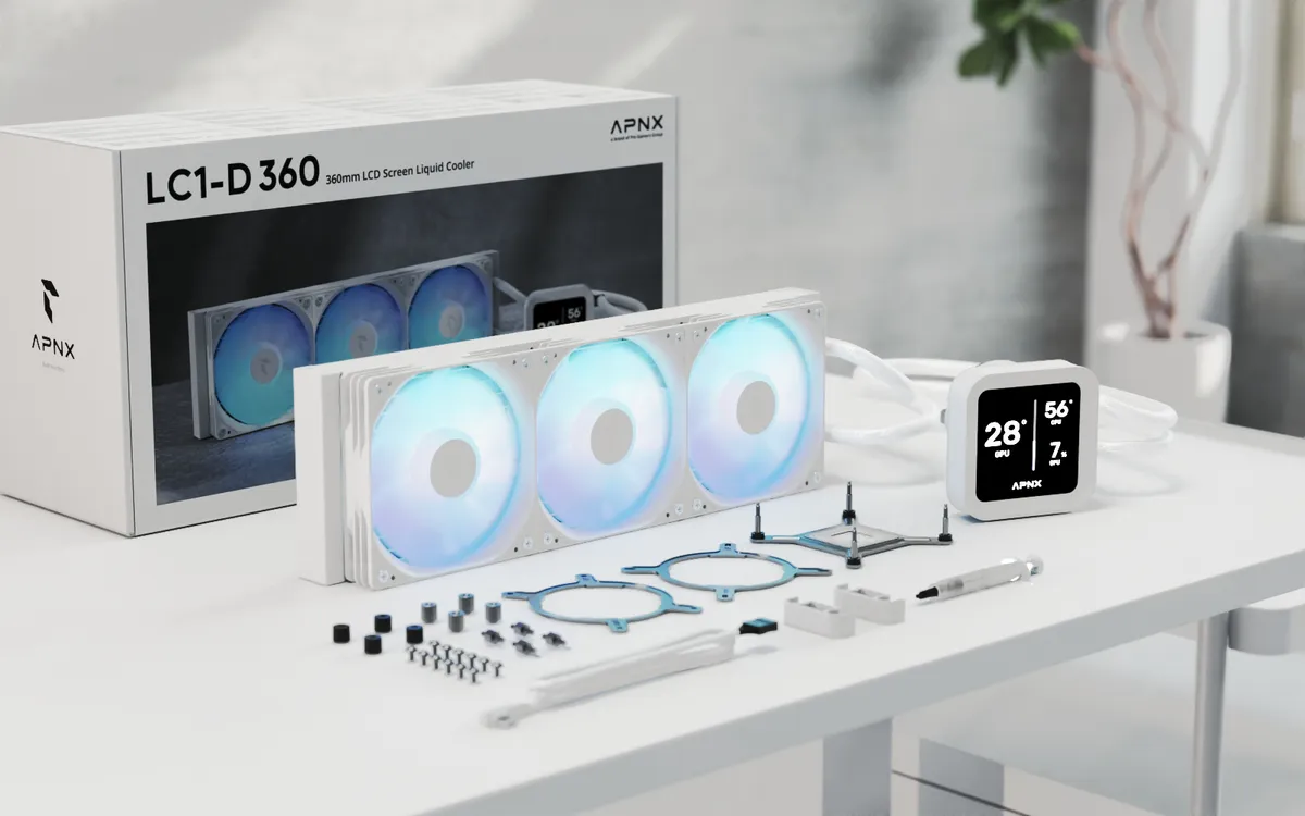 Система водяного охолодження APNX LC1-D 360 WH (APLA-SV36117.21) - мініатюра 16