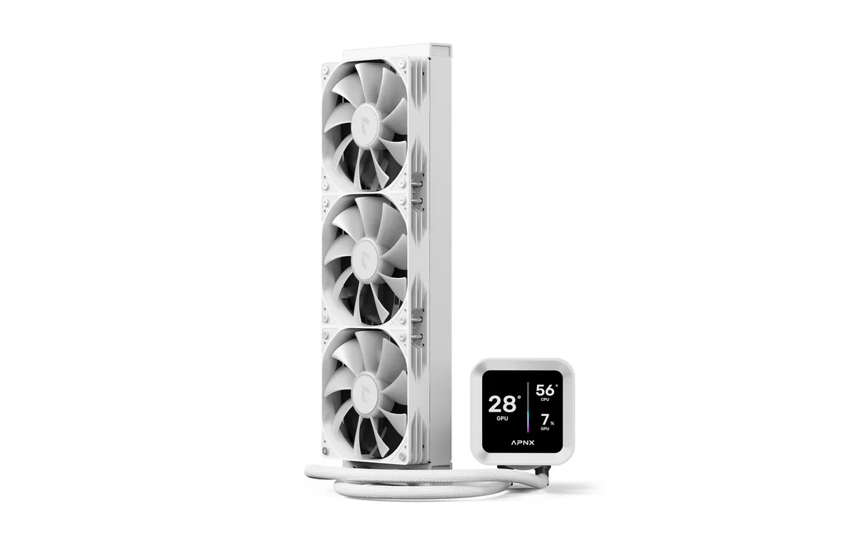 Система водяного охолодження APNX LC1-D 360 WH (APLA-SV36117.21) - мініатюра 2