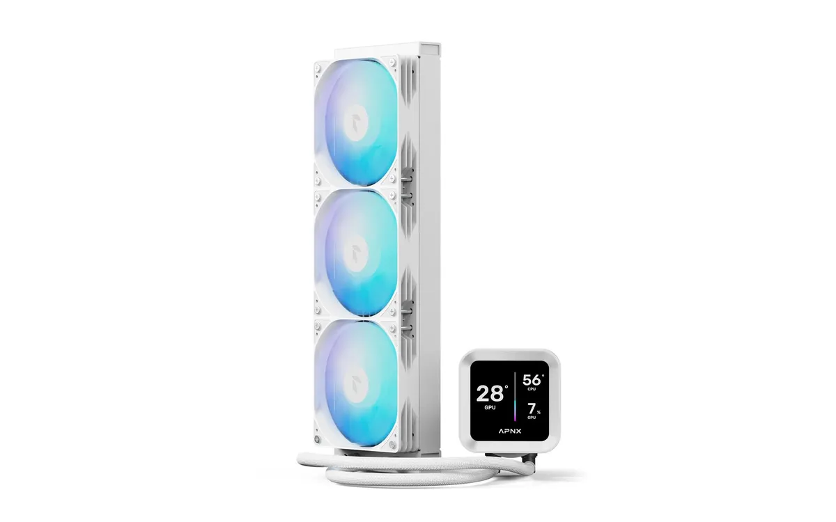 Система водяного охолодження APNX LC1-D 360 WH (APLA-SV36117.21) - мініатюра 3