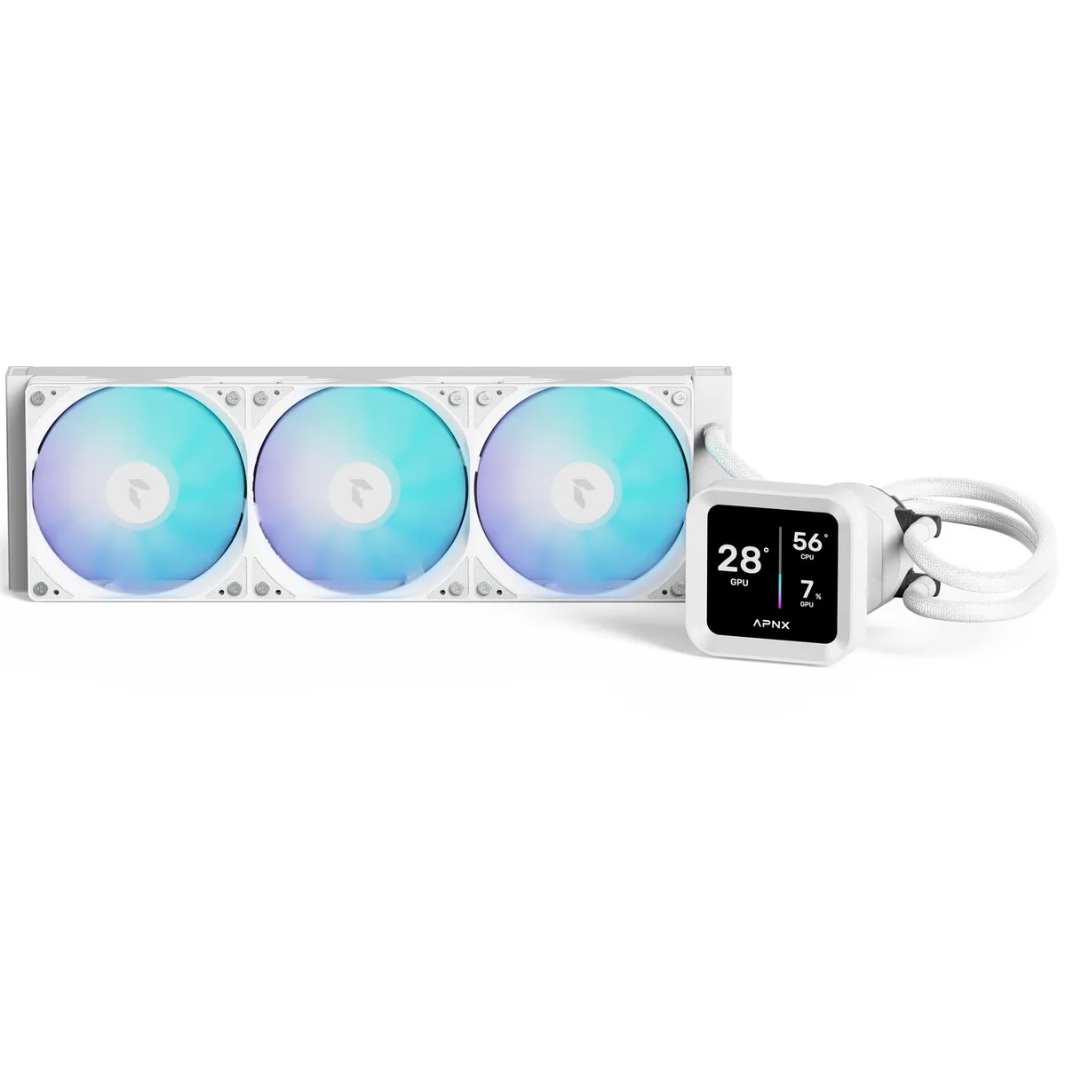 Система водяного охолодження APNX LC1-D 360 WH (APLA-SV36117.21) - мініатюра 6