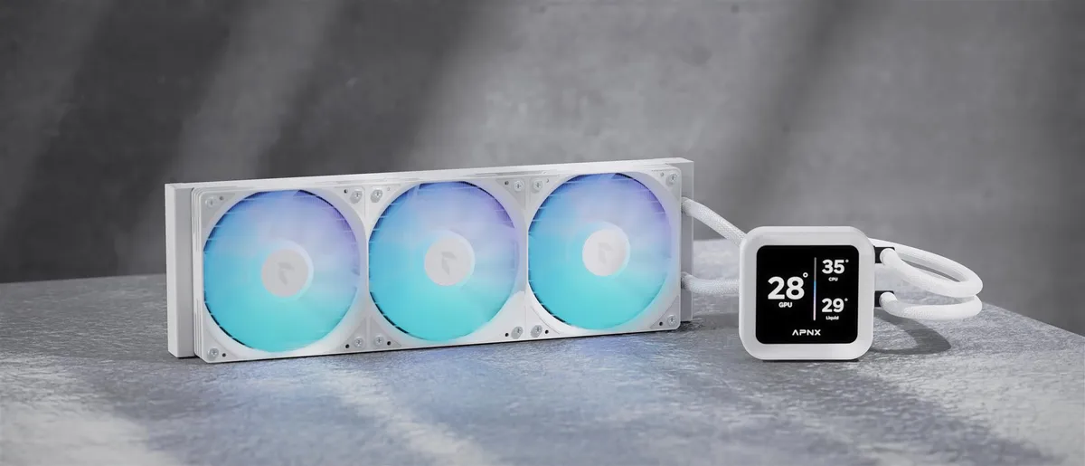 Система водяного охолодження APNX LC1-D 360 WH (APLA-SV36117.21) - мініатюра 8