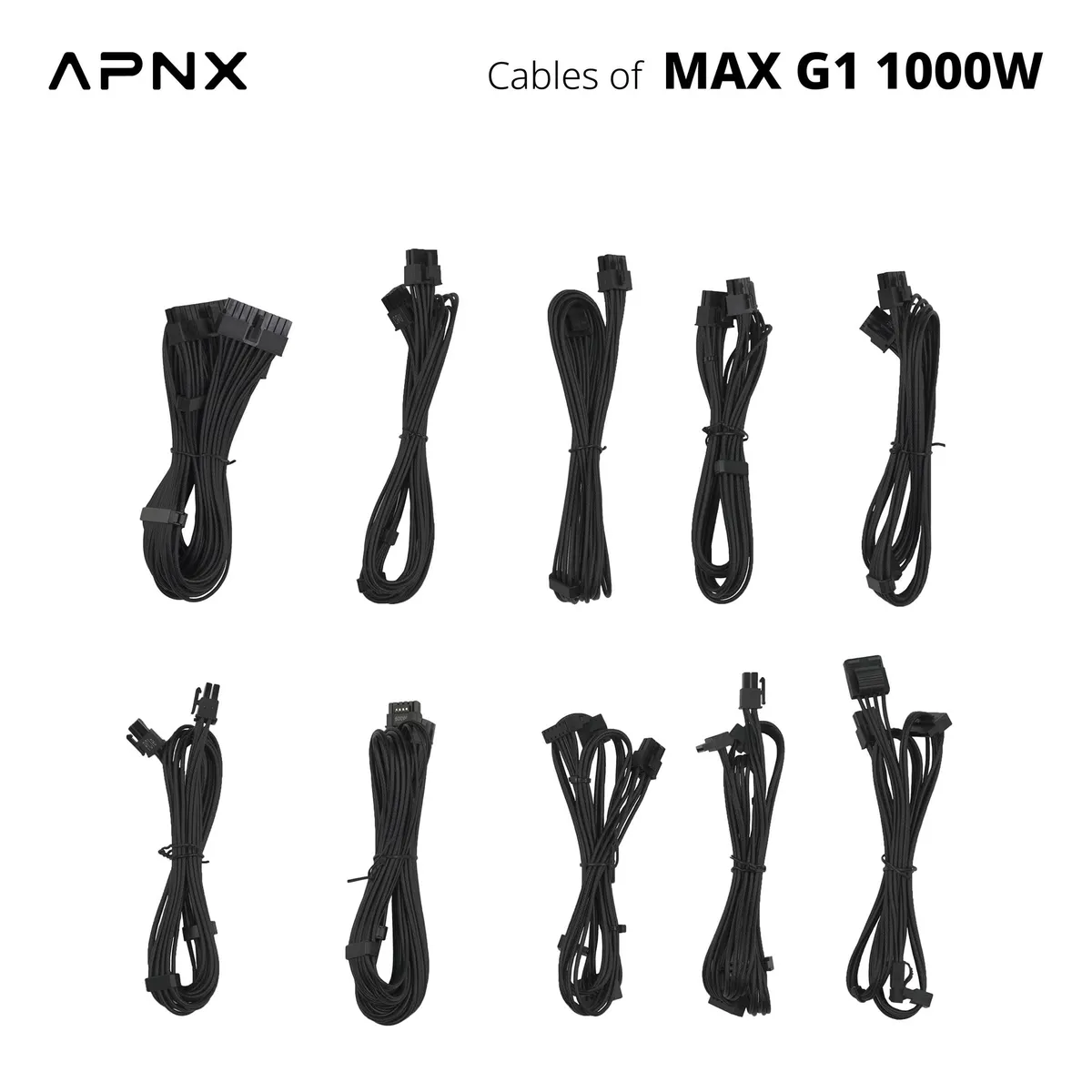 Блок живлення APNX MAX G1 1000 (APPG-MXK0FEC.X1) 1000W - мініатюра 8