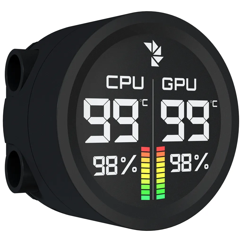 Система водяного охолодження AeroCool Abyss L240R Digi Black (ACLA-AD24117.11) - мініатюра 2