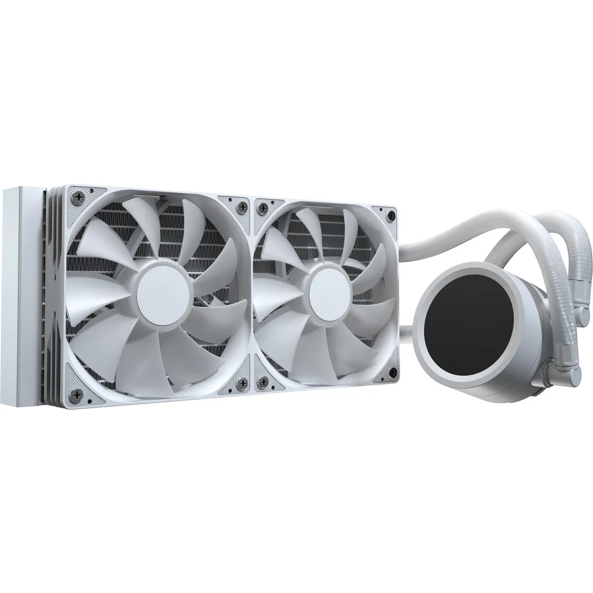 Система водяного охолодження AeroCool Abyss L240R Digi White (ACLA-AD24117.21) - мініатюра 3