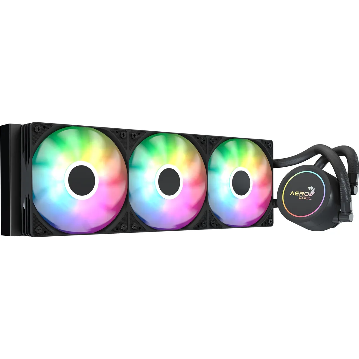 Система водяного охолодження AeroCool Abyss L360R Black (ACLA-AB36117.11) - зображення 1