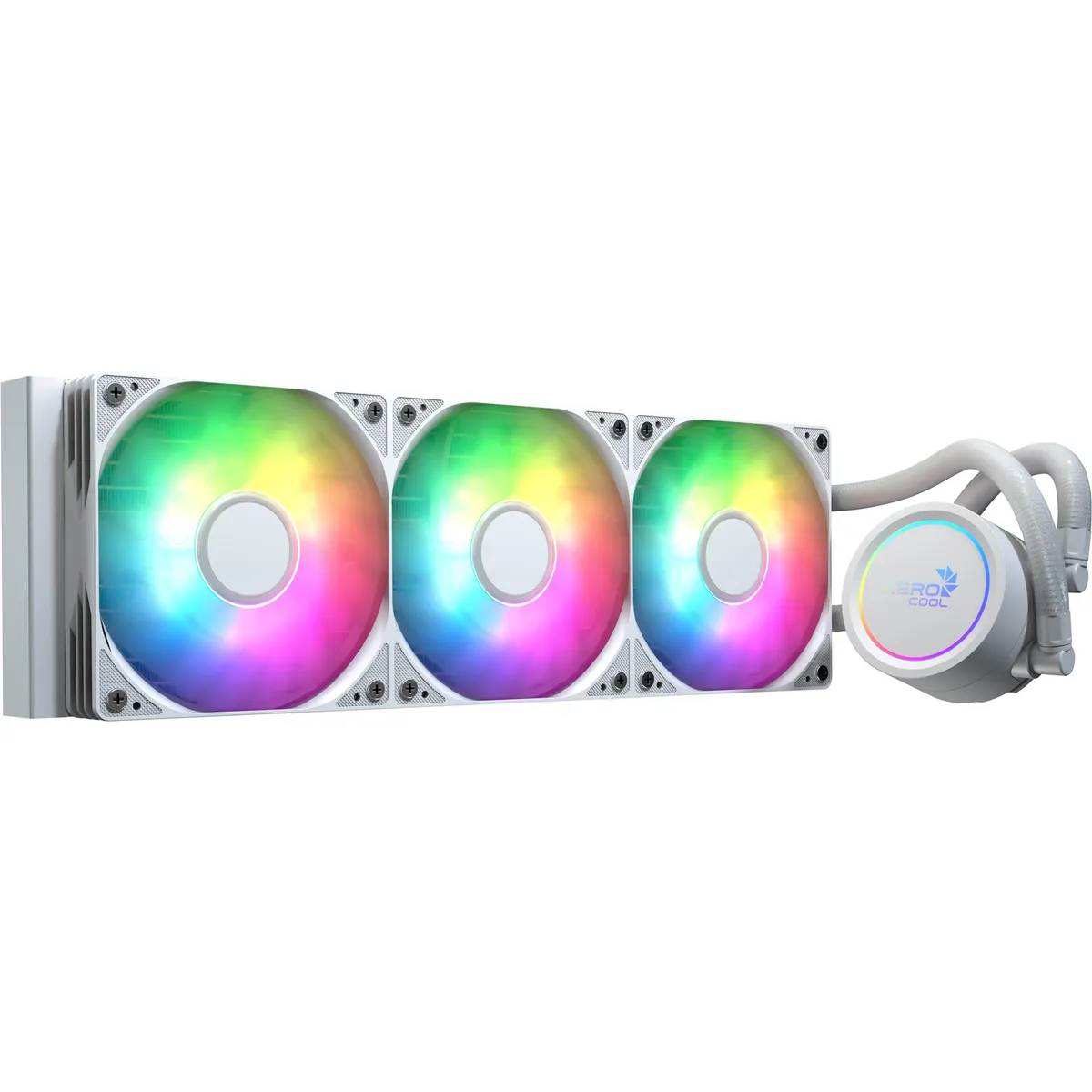 Система водяного охолодження AeroCool Abyss L360R White (ACLA-AB36117.21) - зображення 1
