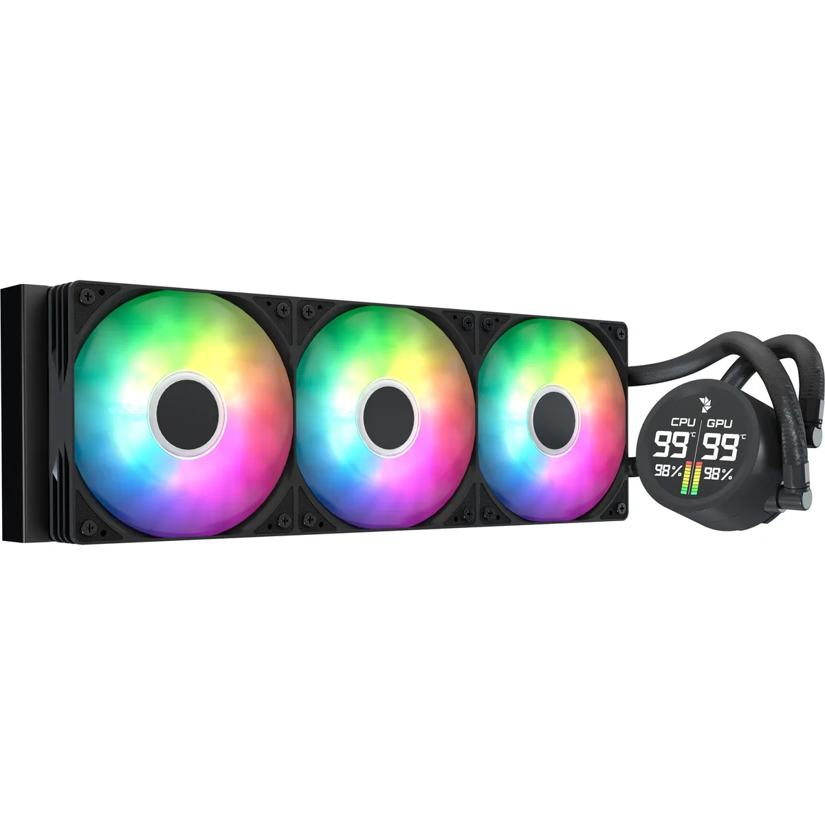 Система водяного охолодження AeroCool Abyss L360R Digi Black (ACLA-AD36117.11) - зображення 1
