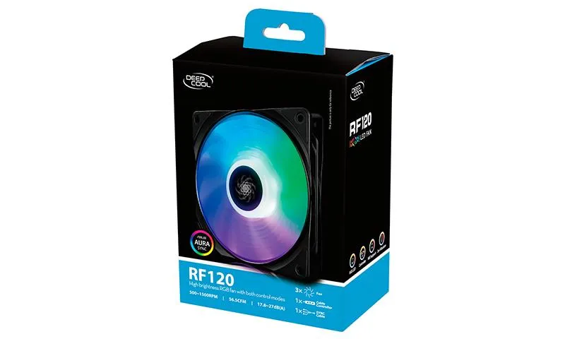 Вентилятор DeepCool RF120-3 IN 1 - мініатюра 4