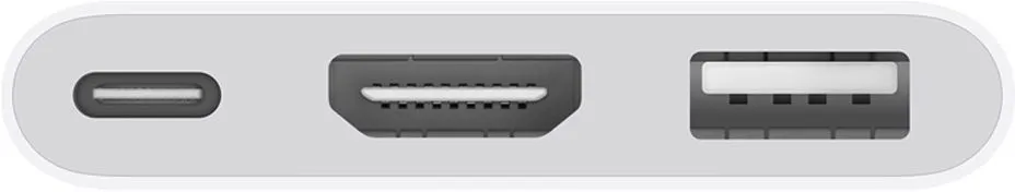 Адаптер Apple Multiport Adapter USB Type-C - USB + USB Type-C + HDMI (M/F) White (MW5M3ZM/A)