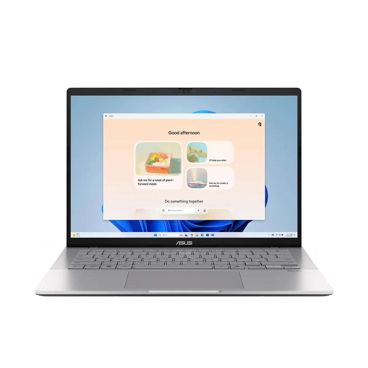 Ноутбук Asus Vivobook S14 S3407VA-LY100 (90NB1681-M008M0) Cool Silver - зображення 1