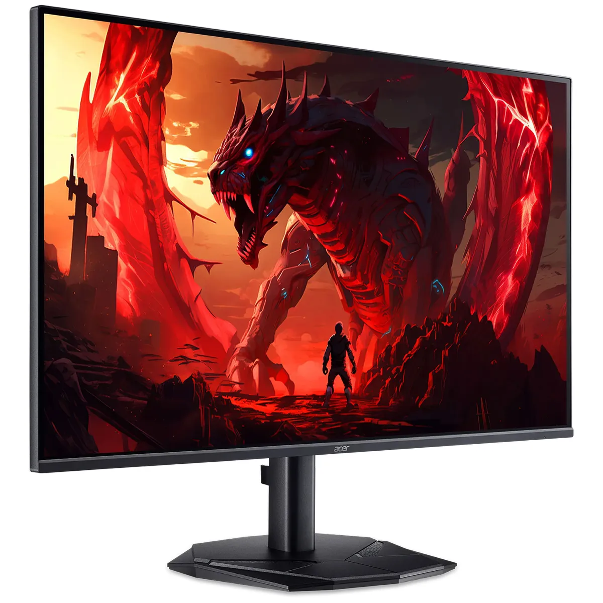 Монітор 23.8" Acer Nitro KG240YP0bi (UM.QX0EE.012) VA Black 144Hz - мініатюра 3