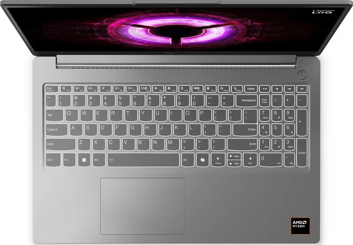 Ноутбук Lenovo LOQ 15ARP10E (83S000EVRA) Luna Grey - мініатюра 2