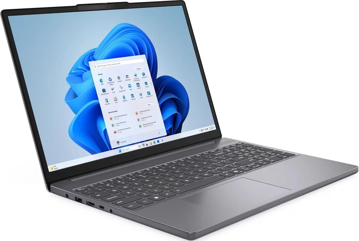 Ноутбук Lenovo IdeaPad Slim 3 15IRH10 (83K100YSRA) Luna Grey - мініатюра 2