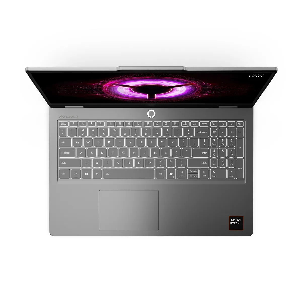 Ноутбук Lenovo LOQ Essential 15ARP11 (83VA0021RA) Luna Grey - мініатюра 2